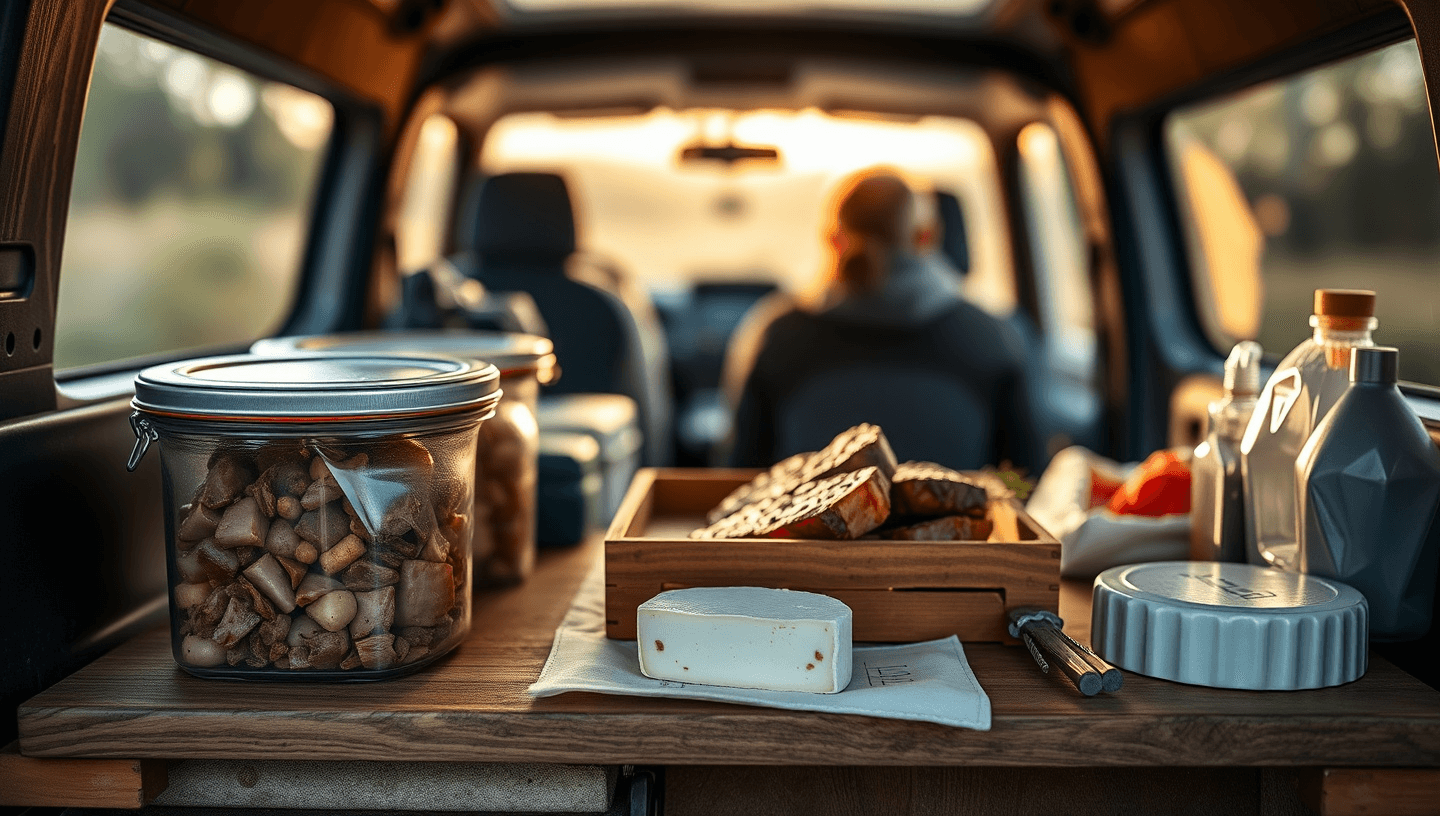 Conserver viande et fromage en van sans risque